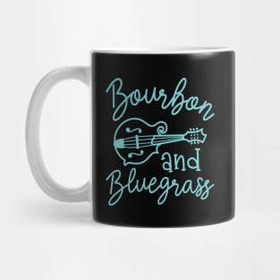 Bourbon and Bluegrass Mandolin Mug